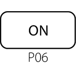 Держатель шильдиков ST22-1901 для кнопок с толкателем с самовозвратом - Исполнение