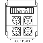 Щиток розпридільчий ROS11\I із захисними елементами - 03