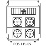 Rozvodná krabice ROS 11/I s jističi - 05