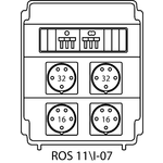 Steckdosenverteiler ROS 11\I mit Absicherungen - 07
