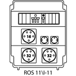 Steckdosenverteiler ROS 11\I mit Absicherungen - 11