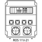 Steckdosenverteiler ROS 11\I mit Absicherungen - 21