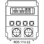 Steckdosenverteiler ROS 11\I mit Absicherungen - 22