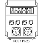 Steckdosenverteiler ROS 11\I mit Absicherungen - 23