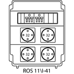 Steckdosenverteiler ROS 11\I mit Absicherungen - 41