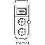 Steckdosenverteiler ROS 5\I mit Absicherungen - 14