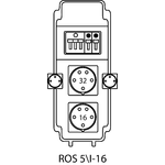 Steckdosenverteiler ROS 5\I mit Absicherungen - 16