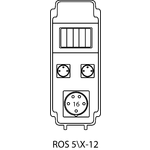 Distribution board ROS 5\X without protection - 12