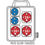 Ящик (щит) распределительный SLIM с ручкой - 1602DS