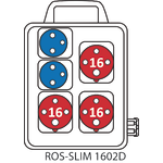 Ящик (щит) распределительный SLIM с ручкой - 1602D