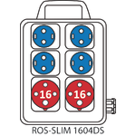 Ящик (щит) распределительный SLIM с ручкой - 1604DS