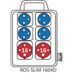 SLIM-Schaltschrank mit Griff - 1604D