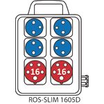 Ящик (щит) распределительный SLIM с ручкой - 1605D