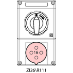 Montageset ZI2 mit Trennschalter 0-I - 26\R111