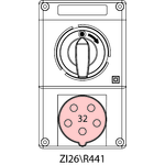 Zestaw instalacyjny ZI2 z rozłącznikiem 0-I - 26\R441