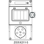 Инсталационен комплект ZI3 без защита (SCHUKO) - 33\X211-S