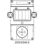 Пристрій ввідно-розпридільчий ZI3 без захисних елементів (SCHUKO) - 35\X342-S