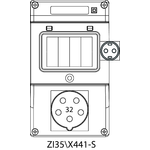 Инсталационен комплект ZI3 без защита (SCHUKO) - 35\X441-S