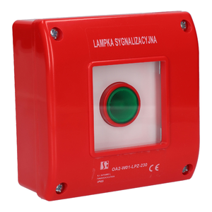Лампочка сигнальна у червоному корпусі OA2 - Зображення виробу 