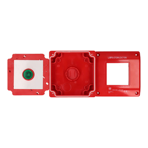 Světelná signálka v červeném krytu OA2 - Obrázek výrobku