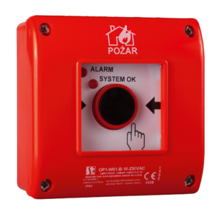 Ръчна Пожарна сигнализация OP1 с LED - Снимка на изделието