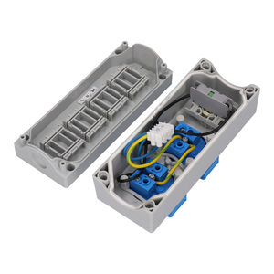 K4 control station with SP22-SAA button and two VZ16 230 V sockets (SCHUKO) - Product picture