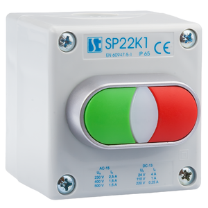 Пост керування K1 з кнопкою з подвійним прихованим штовхачем SP22K1\21, 22 - Зображення виробу 
