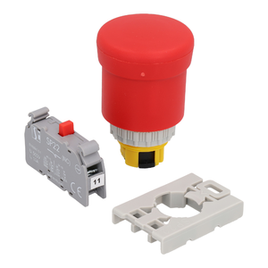 Complete illuminated emergency pushbutton BN - pull-to-unlock - Product picture