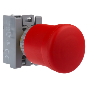Complete illuminated emergency pushbutton BN - pull-to-unlock - Product picture