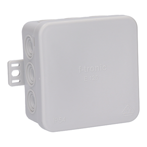 E125 - Wall junction box IP54 75 x 75 x 40 mm - Product picture