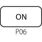 ST22-7201 label for control stations and buttons - Assembly