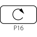 ST22-7201 label for control stations and buttons - Assembly