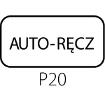 Tabliczka ST22-1901 dla przycisków pokrętnych piórkiem lub kluczem - Wykonanie