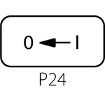Etykieta ST22-7201 dla kaset i przycisków sterowniczych - Wykonanie