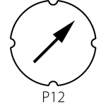 Wkładka ST22-7202 do napędów krytych podświetlanych - Wykonanie