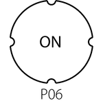 Insert plate for illuminated flush actuators ST22-7202 - Assembly