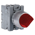 Complete illuminated knob-operated 2-position selector switch PL - Assembly