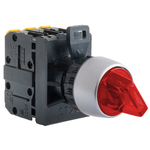 Complete illuminated knob-operated 3-position selector switch P3L - Assembly