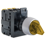 Complete illuminated knob-operated 3-position selector switch P3L - Assembly