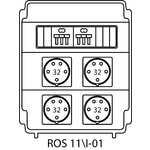 Щиток розпридільчий ROS11\I із захисними елементами - 01