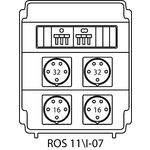 Rozvodná krabice ROS 11/I s jističi - 07