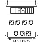 Rozdzielnica ROS 11\I z zabezpieczeniami - 25