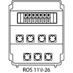 Rozvodná krabice ROS 11/I s jističi - 26