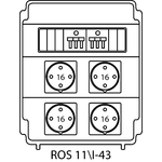 Rozdzielnica ROS 11\I z zabezpieczeniami - 43