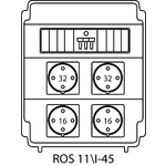 Rozdzielnica ROS 11\I z zabezpieczeniami - 45