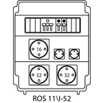 Rozvodná krabice ROS 11/I s jističi - 52