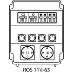 Rozdzielnica ROS 11\I z zabezpieczeniami - 63
