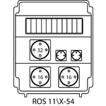 Rozdzielnica ROS 11\X bez zabezpieczeń - 54