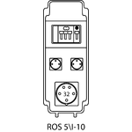 Щиток розпридільчий ROS5\I із захисними елементами - 10