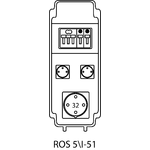 Щиток розпридільчий ROS5\I із захисними елементами - 51